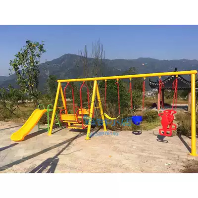 Children's swing Outdoor kindergarten large swing frame Baby outdoor swing Community outdoor leisure swing