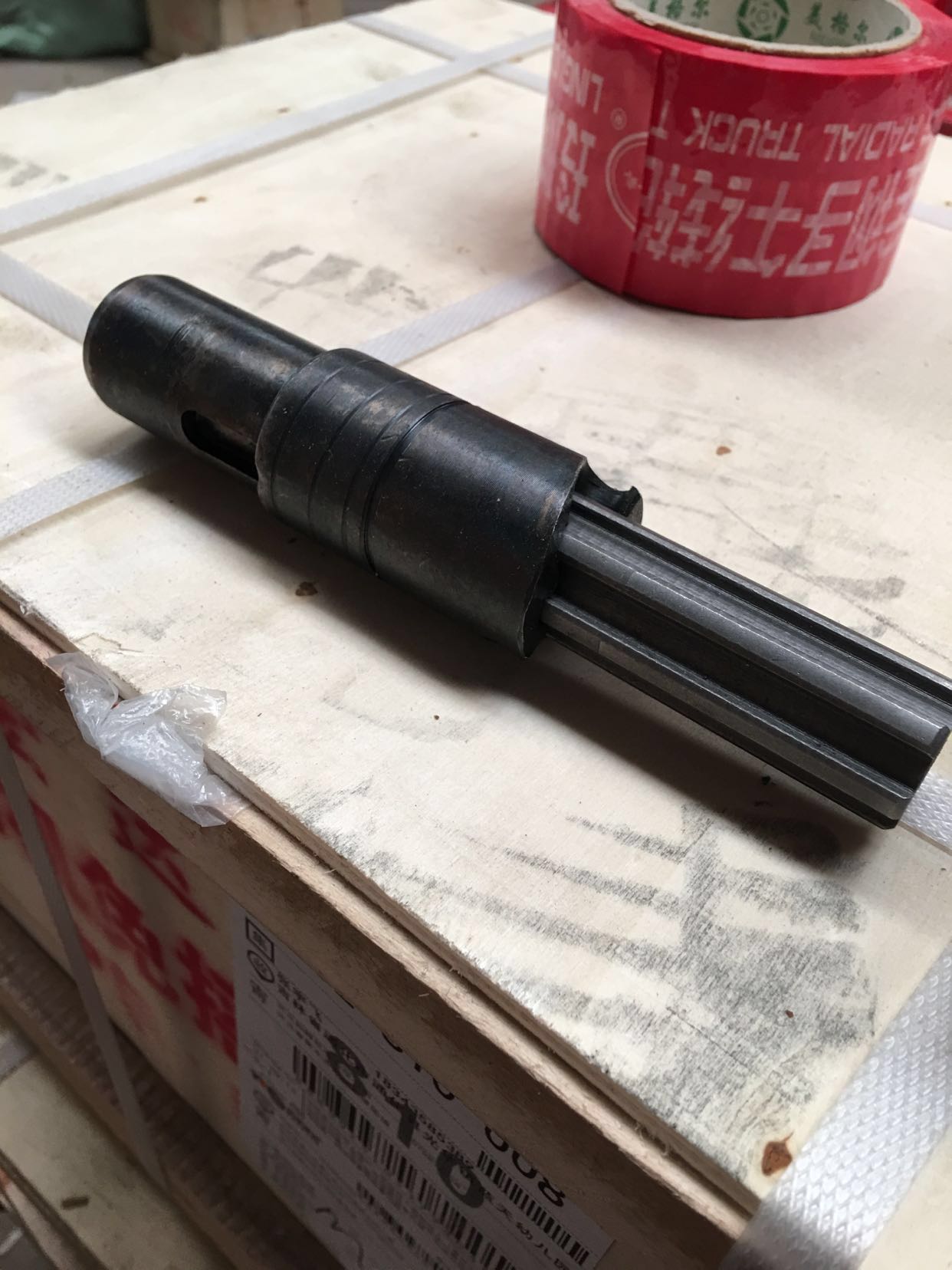 Diesel engine shake-free device accessories Spline start shaft Spline connection shaft Cover removal shaft