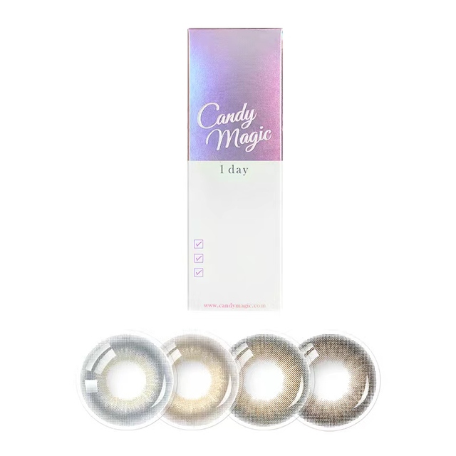 candymagic美瞳日抛10片大直径彩色隐形眼镜