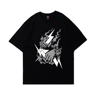 Черный S (свободная версия) (молния удерживается обеими руками)