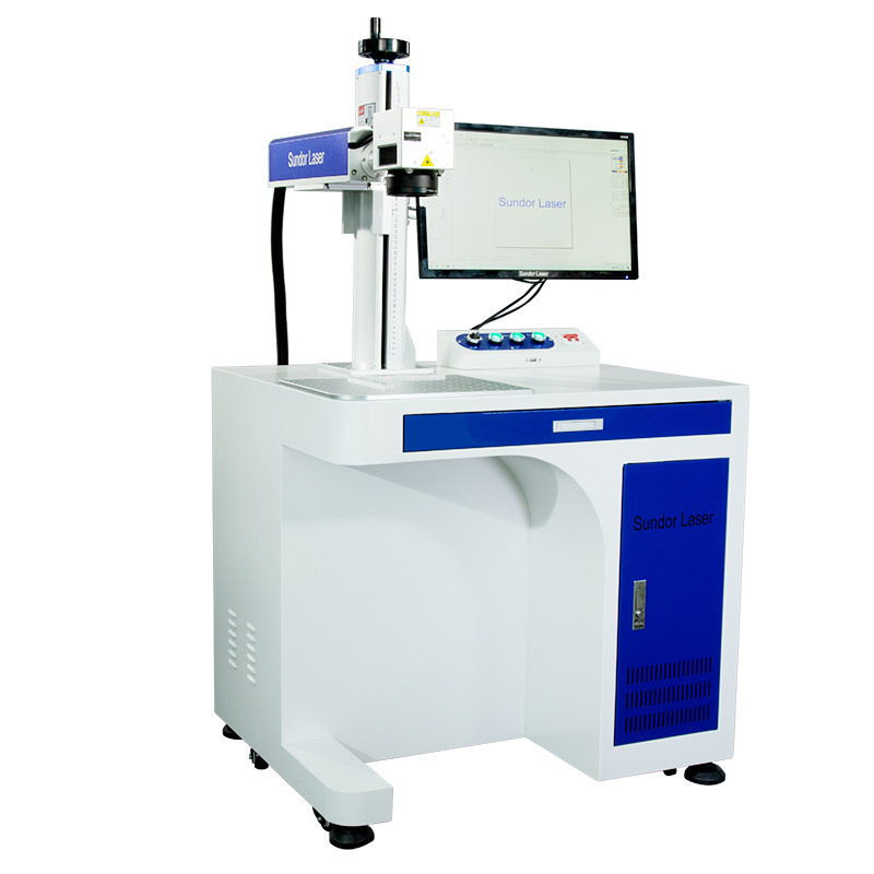 Shan Da Desktop Fiber Laser Engraving Machine Metal Engraving Machine Stainless Steel Nameplate Laser Cabinet Industry Engraving Machine