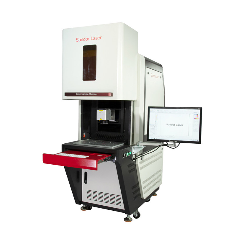 Shanda laser engraving machine Engraving machine Closed cabinet type small metal lettering laser machine Small fiber laser