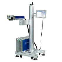 Shanda 20W assembly line fiber laser marking machine metal small desktop automatic logo marking machine engraving machine