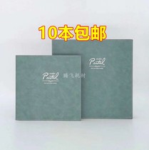 Square 8 square 10 inch childrens album cover leather baby book activity book Photo studio wedding album leather 10 copies