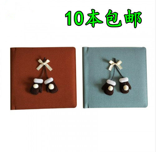 Square 8 square 10 inch new photo gallery Soft leather photo book cover leather face customized children's leather album cover