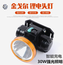 Intense Light Ultralight Aluminum Alloy Head Belt Led Lamp Mine Night Fishing Ride Gold Gore 26 Head Lamp 30W Lithium Electrical Headlights