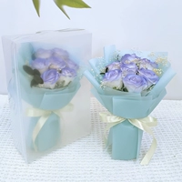 Сломанный ледяной синий+скраб -коробка+карта