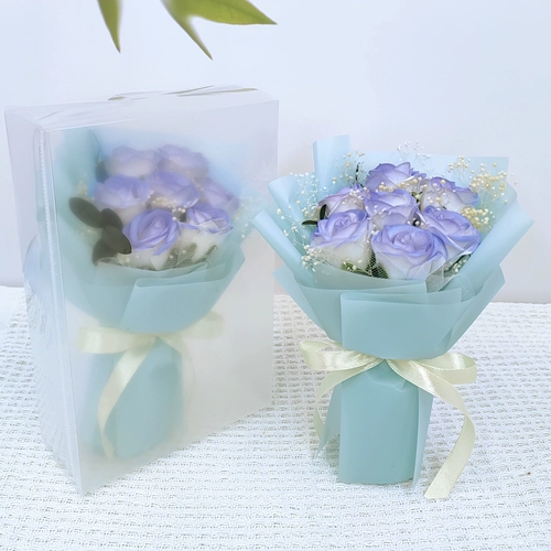 Маленькое мыло в форме цветка с розой в составе, свежее украшение для ногтей с экстрактом подсолнечника для друга, подарок на день рождения