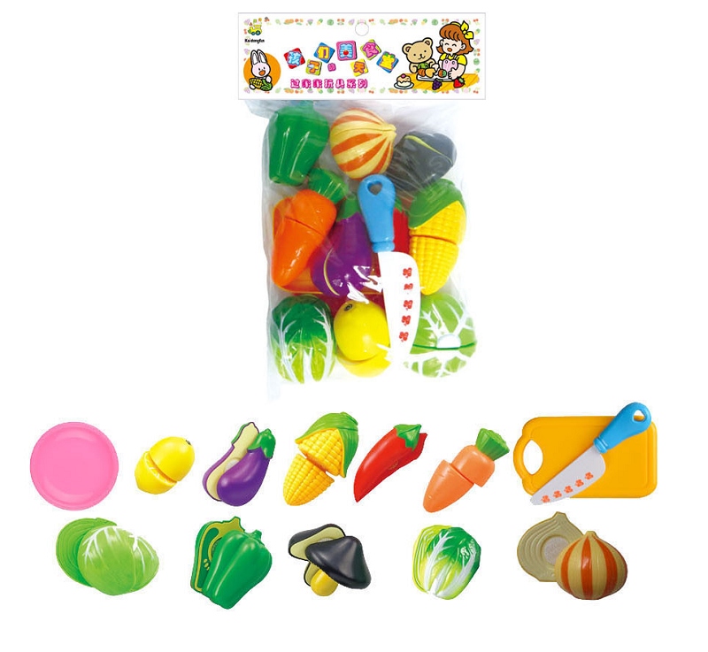 Fruits and vegetables cut to look at the simulation can cut vegetables to play the family wine toy Fruit cut to look at children cut to look at toys