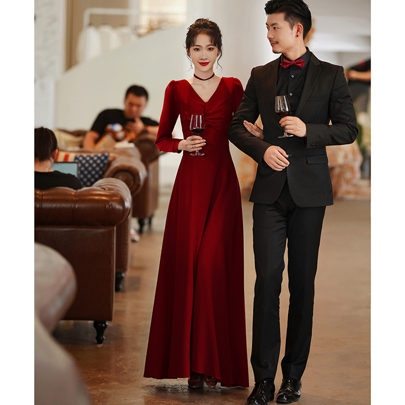  Long, burgundy, long sleeve+XL   + $6.59 