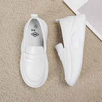 Small White Shoes Women Casual Comfort Non-slip Deodorant Pine Cakes Softbottom Single Shoes Long Standing Without Tired Foot Health Care Applicable Nurse Shoes