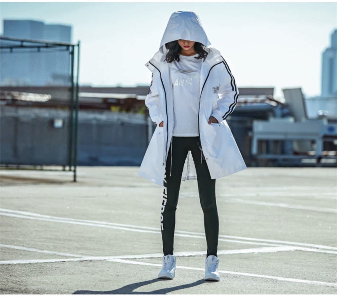 Anta high-top sneakers giày nữ 2019 mùa thu mới giày thể thao thoáng khí trang web chính thức giày nhỏ màu trắng thủy triều - Dép / giày thường giày thể thao nữ trắng
