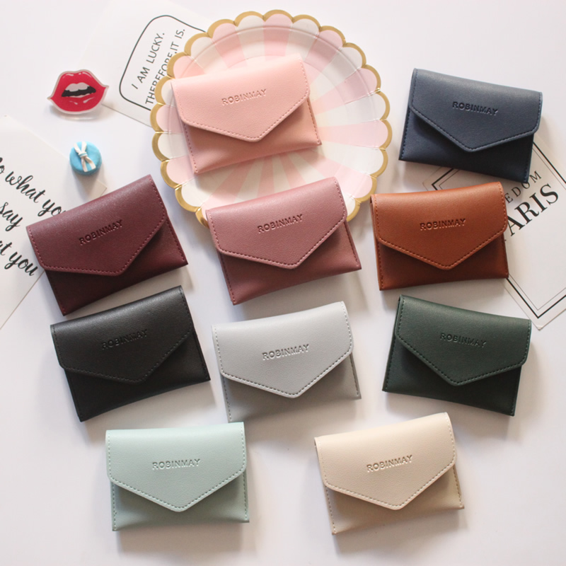 Ultra thin short Mini Mini small and small zero wallet woman minimalist envelope small wallet containing bag coin bag card bag