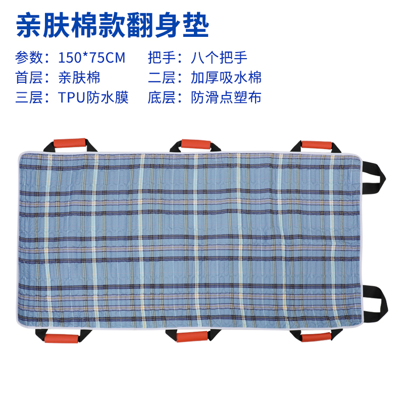 Turnover Pad for the Elderly, Assistive Device for Lifting and Transferring, Nursing Pad for Bedridden and Paralyzed Adults, Washable Turnover Pad for the Elderly, Assistive Device for Lifting and Transferring, Nursing Pad for Bedridden and Paralyzed Adults, Washable