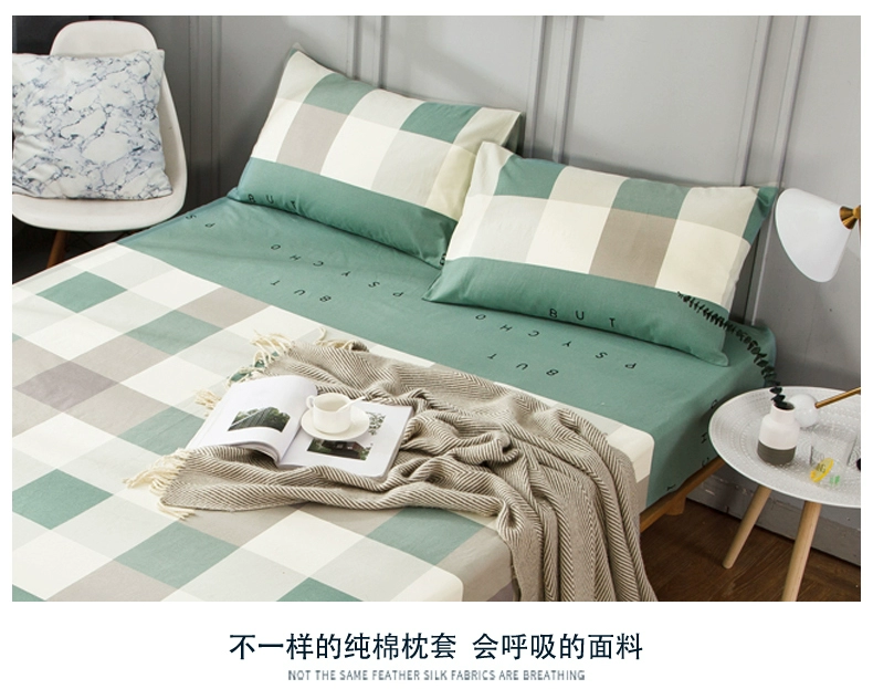 Vỏ gối bằng vải nhung Bắc cực cặp gối vải thô cũ lõi đơn đặt gối nữ sinh viên ký túc xá 48 * 74cm - Gối trường hợp gối tựa lưng văn phòng