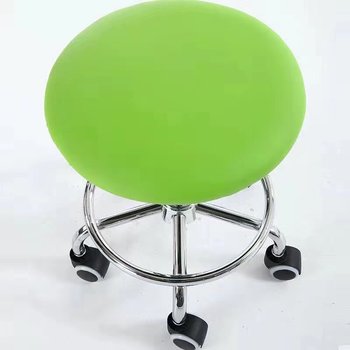 Pulley rotating low stool home living room lift Chaining Children's Removable Chair Manicure and pedicure round bench sliding stool