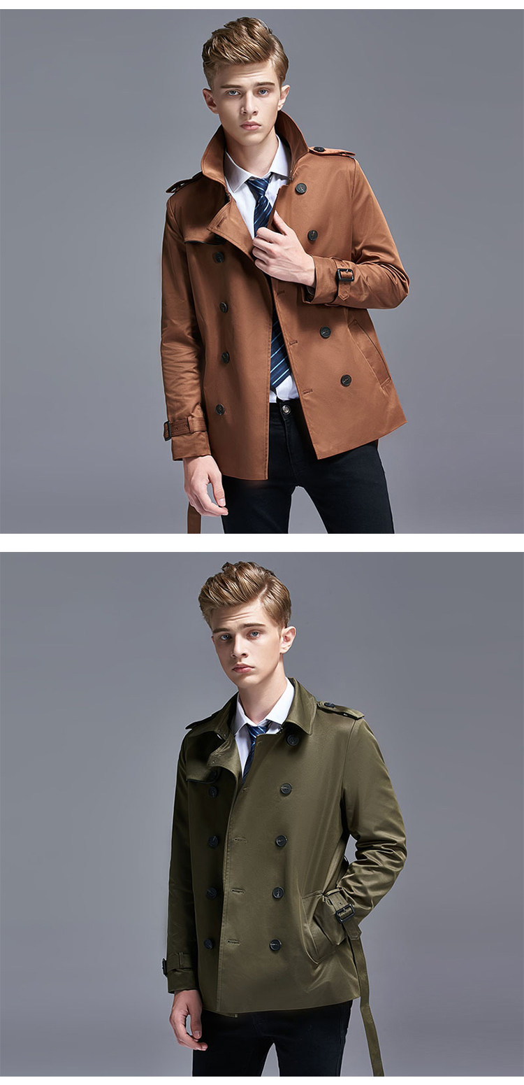 ジャケット・アウター CLANE SHORT TRENCH COAT F74674s.jpg