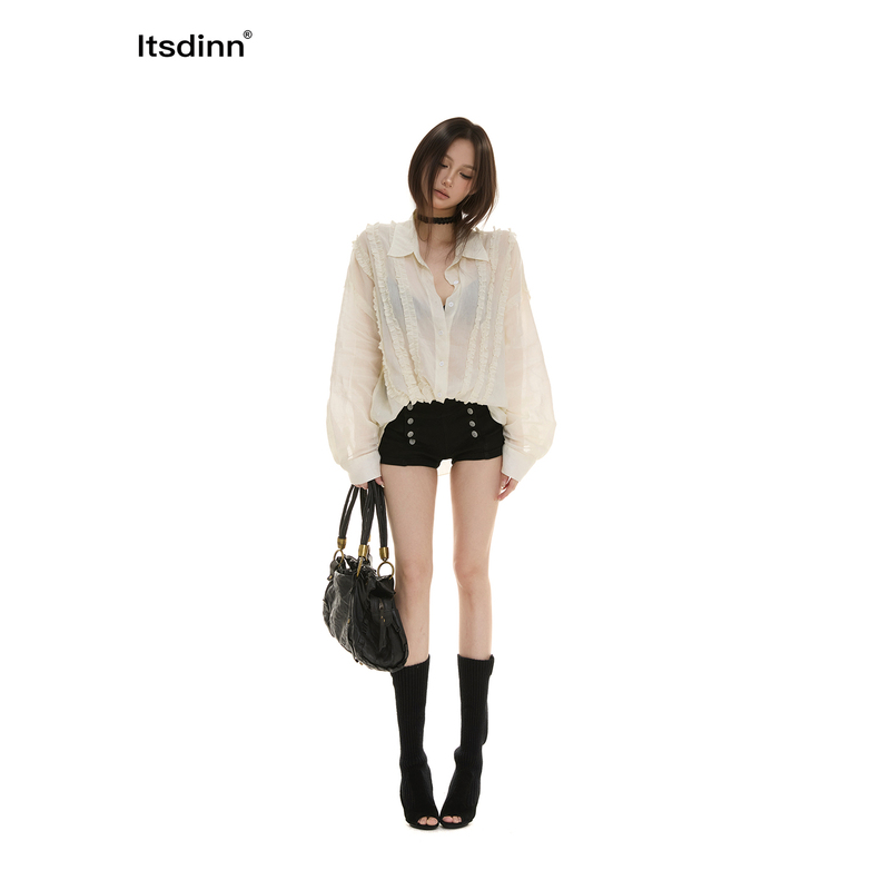 Itsdinn Black Low-Waist Hip-Hugging Slim-Fit Shorts for Women, High-Cotton Napoleon Retro Court-Style Casual Pants Itsdinn Black Low-Waist Hip-Hugging Slim-Fit Shorts for Women, High-Cotton Napoleon Retro Court-Style Casual Pants