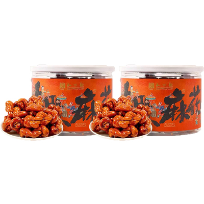 知味观网红手工红糖麻花糕点心休闲零食小吃下午茶点即食杭州特产