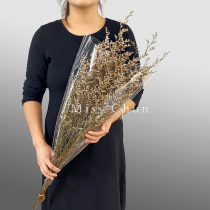 Valentines grass real dried flower bouquet eternal decoration Dry Branch ins Net red home furnishings light luxury diy material