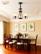 American-Style Chandelier, Living Room Lamp, Bedroom, Study, Hall, European-Style Retro Country-Style Iron Art, Modern Simple Dining Room Chandelier