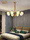 American-Style All-Copper Chandelier for Living Room, Modern Minimalist Dining Room, Vintage Bedroom, Light Luxury Study, Lobby Led Chandelier