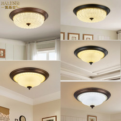 American-Style Bedroom Ceiling Lamp, Simple Dining Room and Living Room Lamp, European-Style Retro Balcony Corridor Aisle Led Ceiling Lamp