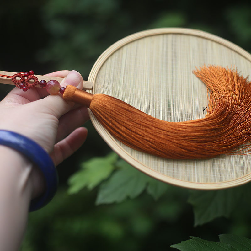 Group fan retro fan ancient wind Han clothes photography diy handmade fan zotee Zhu Tong Jin Flow Su