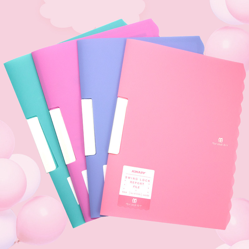 Pull rod clamp Morandi Wave Lace Pull rod clamp 5 Pack Q318A4 Pull rod clamp AF5150 Brief Clip Bookholder Test Paper Clip Students Use Folder Book File Clamp Set Pull Mouth Folder