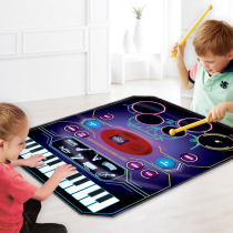 Baby drum set childrens beginner practice artifact jazz drum household piano musical instrument electronic piano music toy