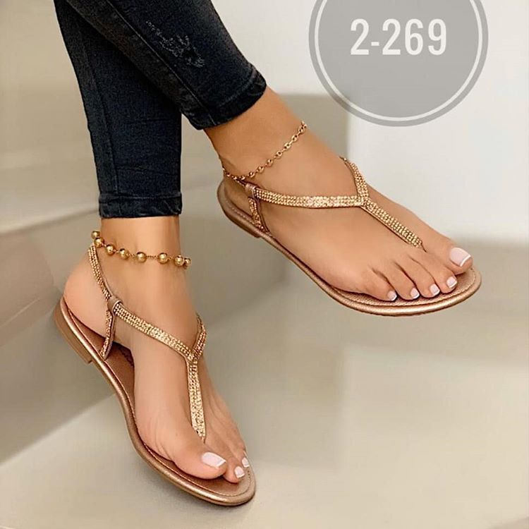 Women Flat Sandals Big Size 43 Shoes Bohemian Sandals Women Large Size 40-43 Women Flat Sandals Big Size 43 Shoes Bohemian Sandals Women Large Size 40-43