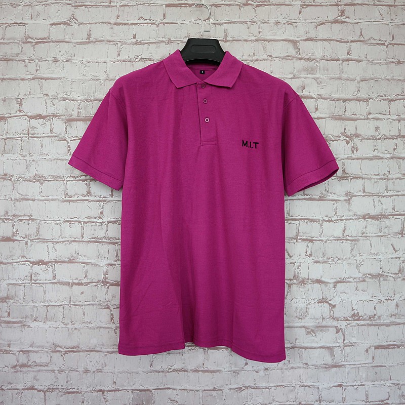 Đường thông thường 2018 nam mới nửa nút rắn màu giản dị hoang dã áo sơ mi polo ngắn tay mùa hè áo polo đẹp