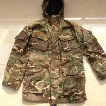 British military version of combat windbreaker MTP camouflage PCS version waterproof black jacket GTX lining officer style Pei Ye style