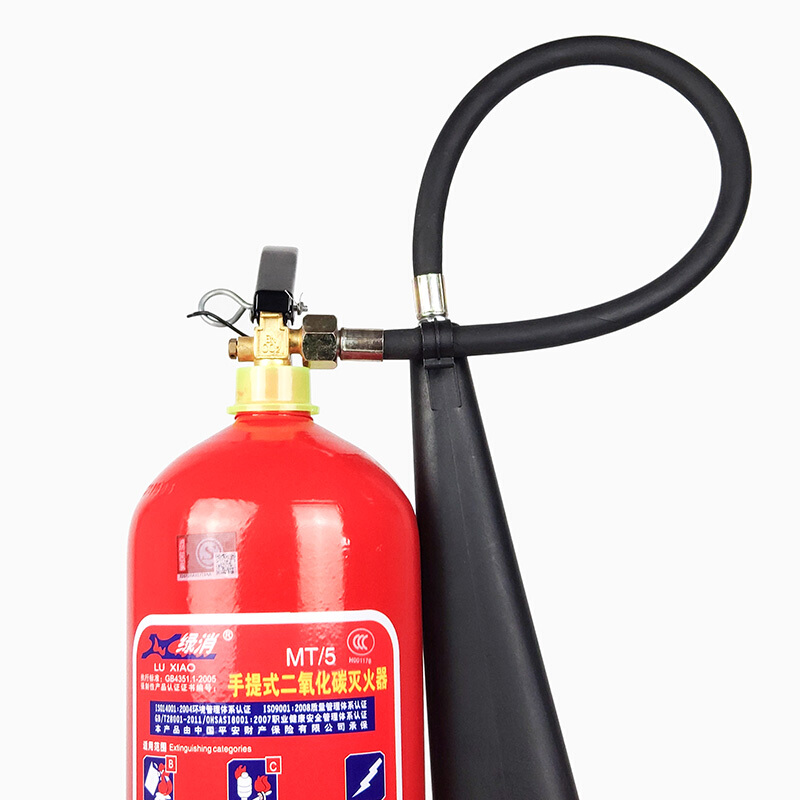 Carbon dioxide fire extinguisher 2kg 3kg room gas fire extinguishing co2 distribution room instrument fire equipment