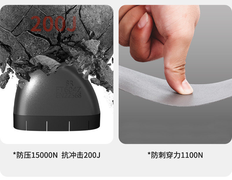 Защитная обувь 2025新款劳保鞋男款男士防砸防刺穿夏季透气轻便安全绝缘工地夏天 Fu Mei er