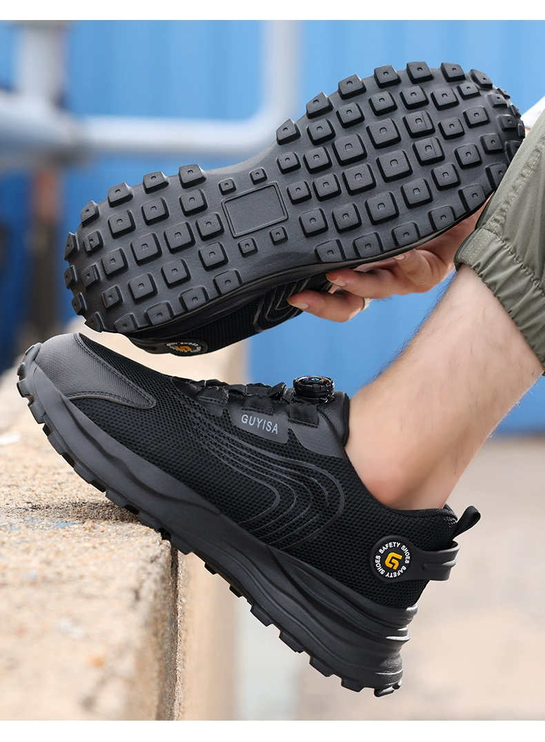 Labor protection shoes for men, anti-smash, anti-puncture, old protection belt, steel plate, steel toe, work site safety, insulation, ultra-light, high-end