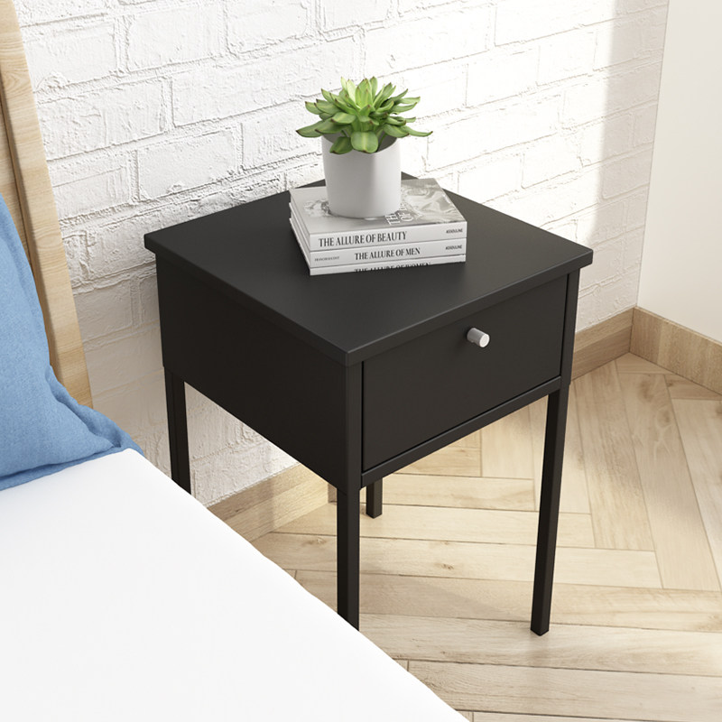 Nordic bed head cabinet iron art bedside table modern minimalist living-room tea table sofa edge a few corners a few movable small tables-Taobao