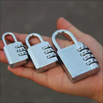 Small and large code lock padlock cabinet lock big door lock gym cabinet drawer lock anti-rust padlock head