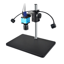 GP-350D large field of view high definition electronic video CCD microscope large field of view VGA digital industrial camera HDMI photo storage amplification