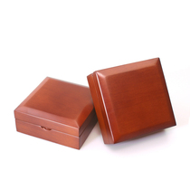 High-grade solid wood ancient method jadeite jewelry box necklace bracelet ring ring box single ring a logo customization