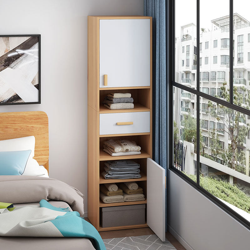 Simple small wardrobe Home Bedroom rental cabinet Modern minimalist Children's closet Dormitory Small Assembly Containing Cabinet
