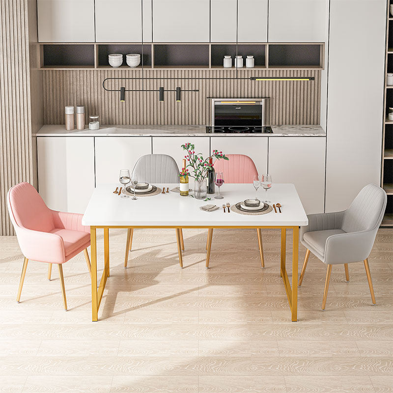 Simple dining table small household rental room for negotiating table milk tea shop table and chair combined table commercial small table