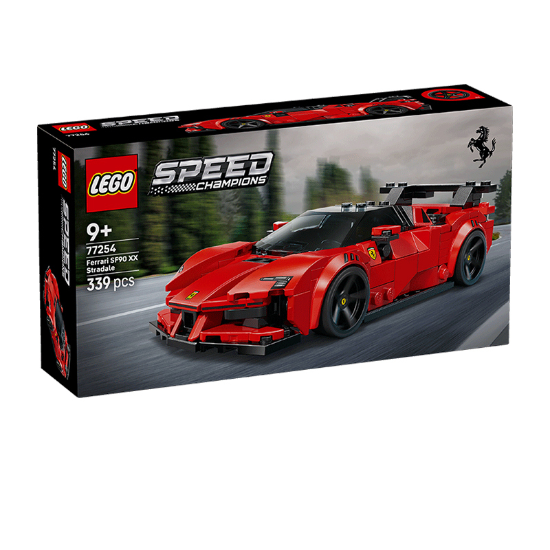 Lego Speed77254 Ferrari Sf90 Xx Stradale Sports Car Building Block Toy Gift for Boys and Kidsren