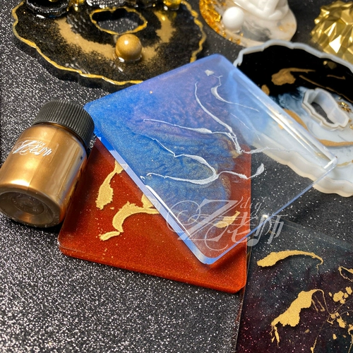 Z老师diy Клей Мраморный металлический порошок INS WIND Специальный эффект Порошок поверхностная линия подвеска порошок ab эпоксидная смола