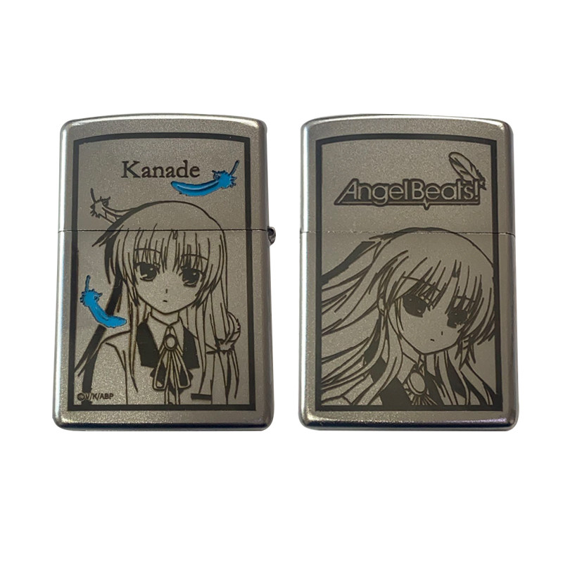 小牛】zippo立華奏Angel beats奏clannad古河渚key社打火機支持私人訂制