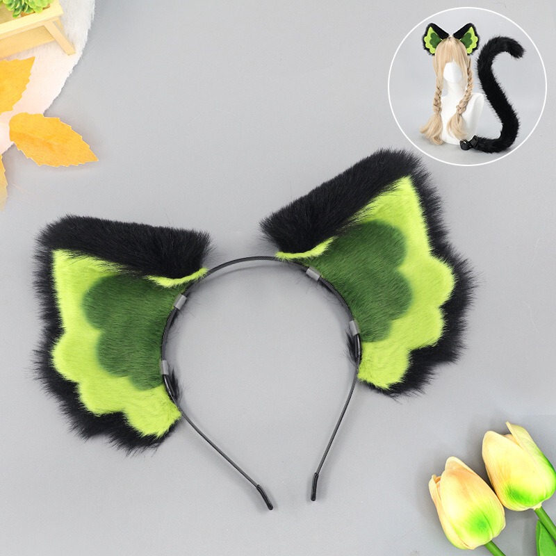 Cosplay Luo Xiaohei Electric Movable Ears and Tail, Cat Tail, Wind-Breathed Animal Ears, Leg-Wrapping Skeleton Animal Tail Cosplay Luo Xiaohei Electric Movable Ears and Tail, Cat Tail, Wind-Breathed Animal Ears, Leg-Wrapping Skeleton Animal Tail