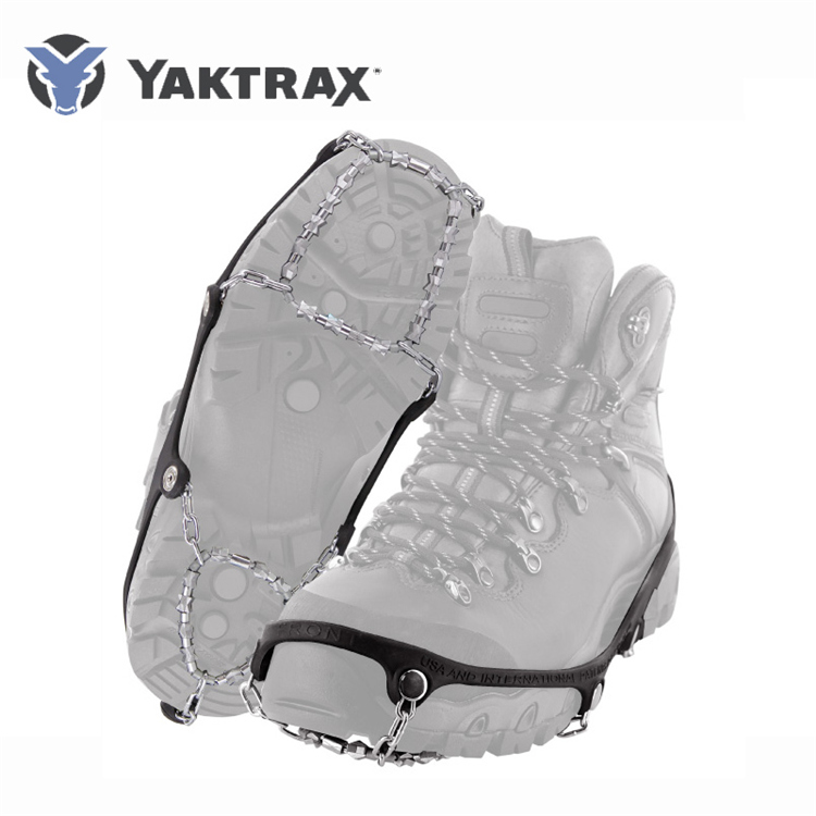 American YAKTRAX Yastray outdoor ultra light snow ground anti-slip small ice claw shoe cover climbing ice and snow claw rock climbing shoe chain-Taobao