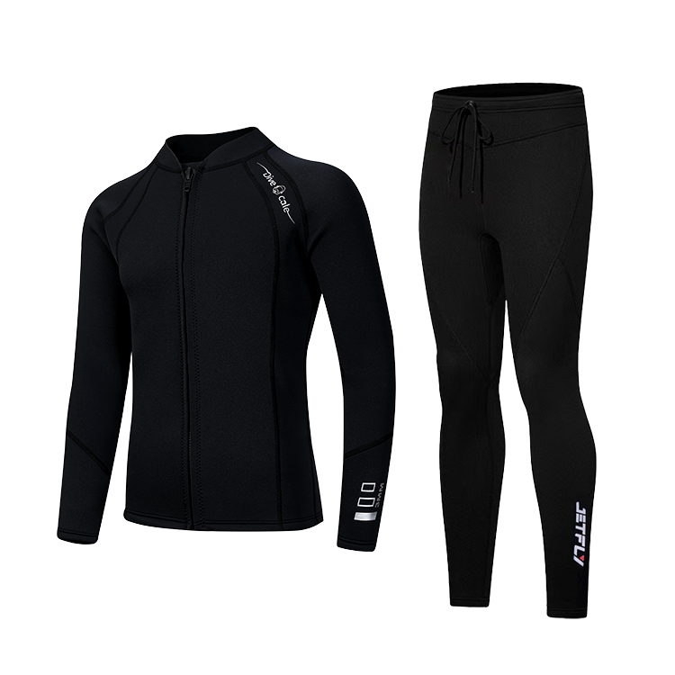 New 3mm Men's Split Long-Sleeve Thickened Cold-Proof Snorkeling Thermal Wetsuit Quick-Drying Rescue Swimming Suit New 3mm Men's Split Long-Sleeve Thickened Cold-Proof Snorkeling Thermal Wetsuit Quick-Drying Rescue Swimming Suit