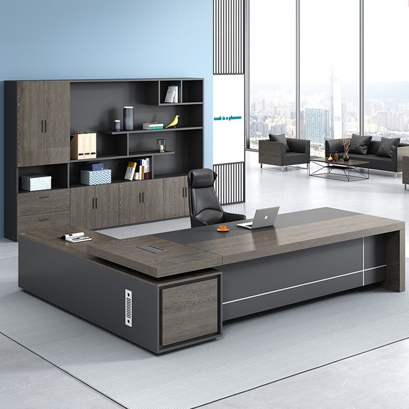Office Desk Boss Desk Simple Modern Executive Desk Office Desk and Chair Set Manager Desk Ceo Desk