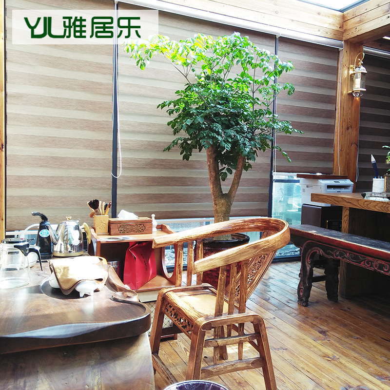 Wenzhou Yajule Study Room Sunshine Room Office Office Building Simple Modern Sunshade Roller Blind Soft Sheer Curtain